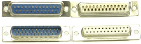 25    DB9 (interface/connector male/female)